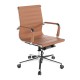 Aura Medium Back Leather Chair